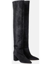 Paris Texas - Anja Suede Over-The-Knee Boots - Lyst
