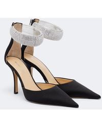 Mach & Mach - She's A Lady Embellished Satin Pumps - Lyst