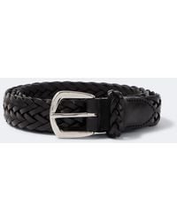 Lardini - Braided Leather Belt - Lyst