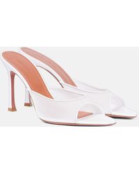AMINA MUADDI - Bridal Pantoletten Alexa 95 Aus Mesh - Lyst