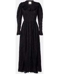 Isabel Marant - Zoen Floral Cotton And Silk Maxi Dress - Lyst