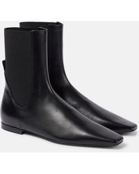 TOTEME - Leather Chelsea Boots - Lyst