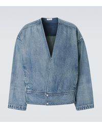 Fear Of God - Faded Denim Jacket - Lyst
