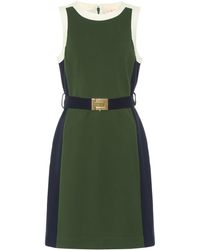 Tory Burch Vestido corto de punto fino - Verde