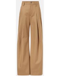 Brunello Cucinelli - Monili Cotton Wide-Leg Pants - Lyst