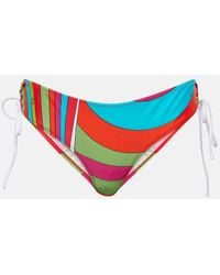 PUCCI - Iride Printed Bikini Bottoms - Lyst