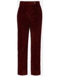 Blazé Milano - Nana Cotton Corduroy Straight Pants - Lyst