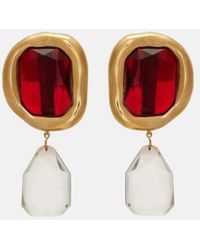 Givenchy - Clip-Ohrringe Mit Kristallen - Lyst