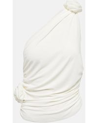 Magda Butrym - One-Shoulder Jersey Top - Lyst