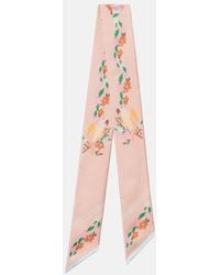 Chloé - Printed Silk Scarf - Lyst