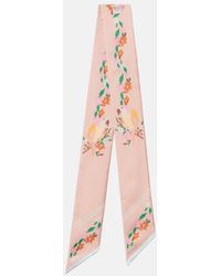 Chloé - Printed Silk Scarf - Lyst