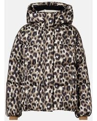 Fusalp - Ada Leopard-Print Down Ski Jacket - Lyst