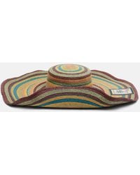 ALÉMAIS - Dusk Striped Raffia Sun Hat - Lyst