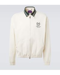 Ralph Lauren - Cotton And Cashmere Bomber Jacket - Lyst