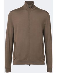 Bogner - Oscar Virgin Wool Zip-Up Cardigan - Lyst