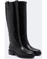 Aeyde - Henry Leather Knee-High Boots - Lyst