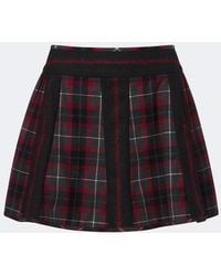 Vivienne Westwood - Bell Tartan Wool Miniskirt - Lyst