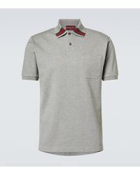 Gucci - Polo À Col À Détail Web - Lyst