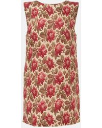 Posse - Rosalie Floral Linen Shift Dress - Lyst