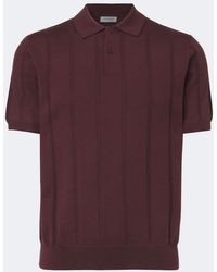 Canali - Virgin Wool Polo Shirt - Lyst
