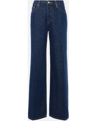 RE/DONE - Palazzo Mid-rise Wide-leg Jeans - Lyst