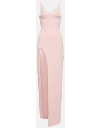 David Koma - Side-Slit Maxi Dress - Lyst