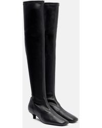 TOTEME - Day Leather Over-The-Knee Boots - Lyst