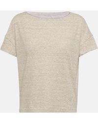 Loro Piana - T-Shirt Yoshii aus Baumwoll-Jersey - Lyst