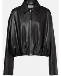 Loewe - Leather Jacket - Lyst
