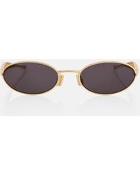 Bottega Veneta - Sardine Oval Sunglasses - Lyst