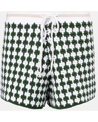 The Upside - Portobello Malik Crochet Cotton Shorts - Lyst