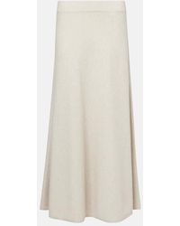 Lisa Yang - High-Rise-Maxirock Torie Aus Kaschmir - Lyst