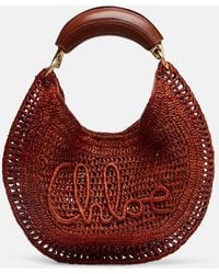 Chloé - X Made For A Summer Banana Small Raffia Shoulder Bag - Lyst