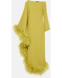 ‎Taller Marmo - Ubud Extravaganza Feather-trimmed Gown - Lyst