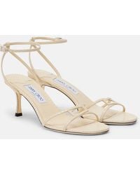 Jimmy Choo - 1998 Leo 65 Leather Sandals - Lyst