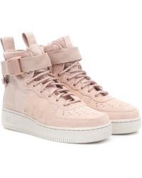 lyst nike sf air force 1 metà funghi / fungo luce ossa lyst nike sf air force 1 metà funghi / fungo luce ossa