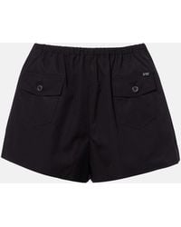 Prada - Cotton Shorts - Lyst