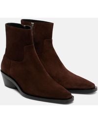 Proenza Schouler - Bottines Bronco En Daim - Lyst