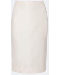 Gucci - Silk Faille Pencil Skirt - Lyst