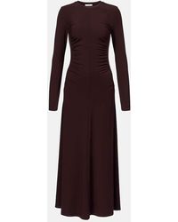 Vince - Maxikleid Aus Jersey - Lyst