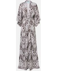 Melissa Odabash - Eloise Printed Maxi Dress - Lyst