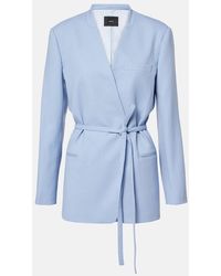 JOSEPH - Veste Victor En Crepe De Laine - Lyst