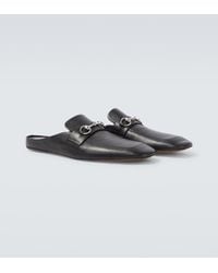 Gucci - Ragazzo Horsebit Leather Mules - Lyst