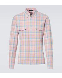 Prada - Hemd Aus Baumwolle - Lyst
