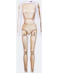 Jean Paul Gaultier - Trompe L'Oil Jersey Catsuit - Lyst