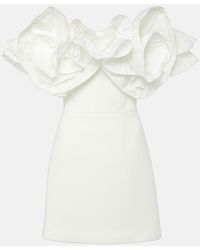 Rebecca Vallance - Bridal Tessa Ruffled Mini Dress - Lyst