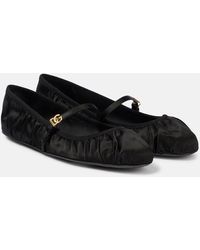 Dolce & Gabbana - Satin Ballet Flats - Lyst
