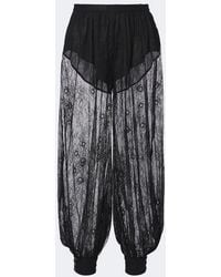 Bananhot - Kendall Sheer Lace Balloon Pants - Lyst