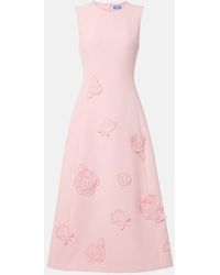 LEO LIN - Cleo Floral-Applique Cocktail Dress - Lyst