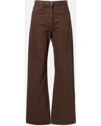 The Row - Finbar Wide-Leg Jeans - Lyst